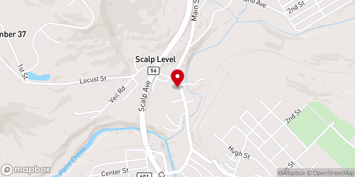 Map showing location of Faith Tabernacle Congregation