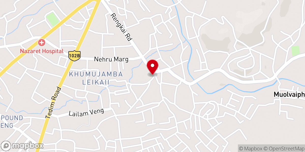 Map showing location of ICI Church