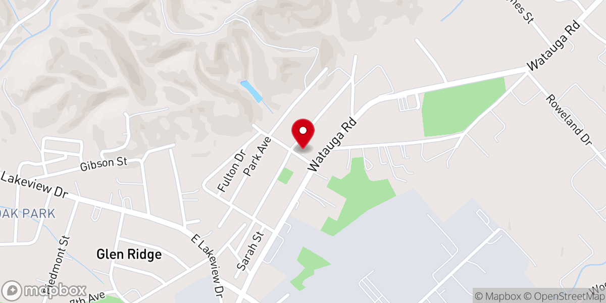 Map showing location of True Gospel Freewill Baptist