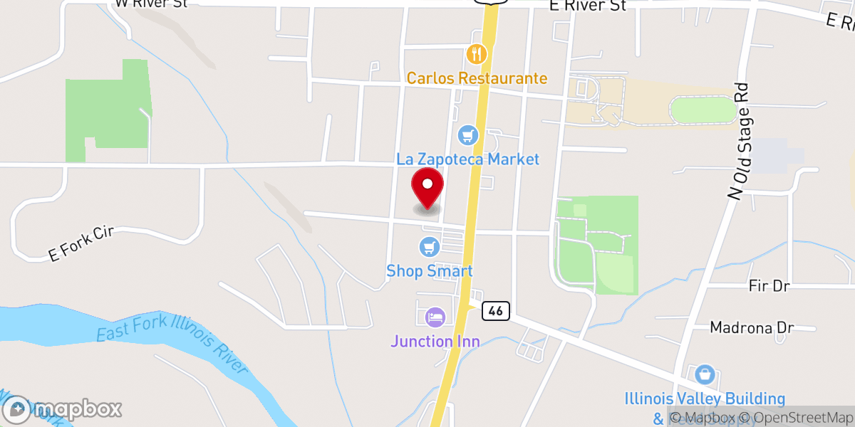 Map showing location of Immanuel United Methodist Church
