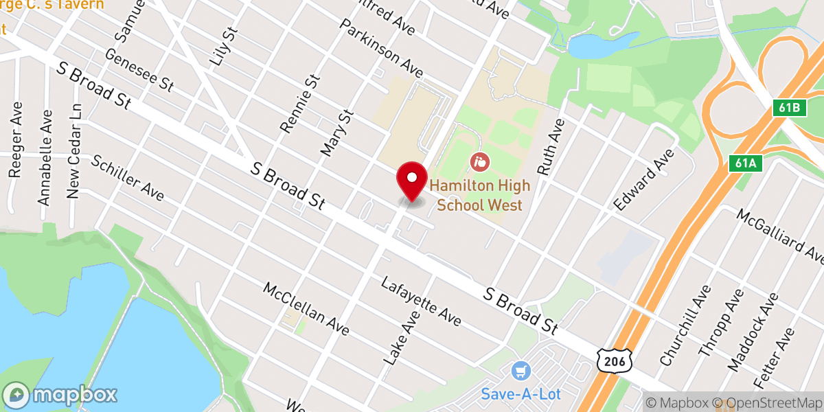 Map showing location of St Peter's Igbo Anglican Church