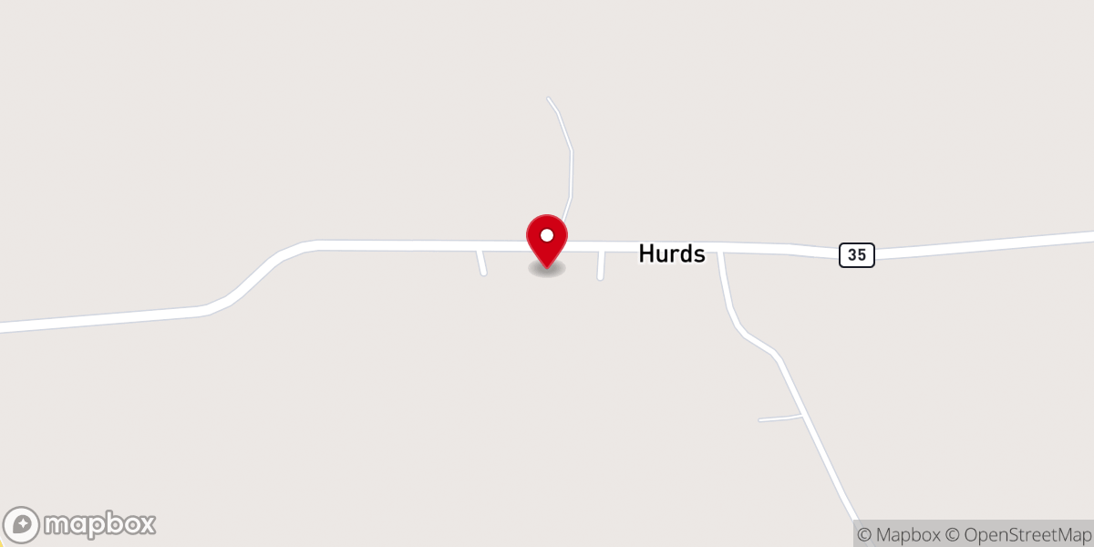 Map showing location of Mount Olive Missionary Baptist Church