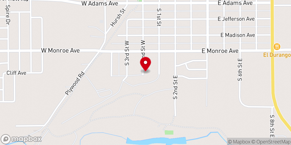 Map showing location of Way of the Cross Church Assemblies of God