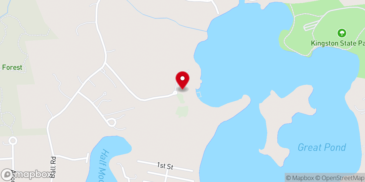 Map showing location of YMCA Camp Lincoln