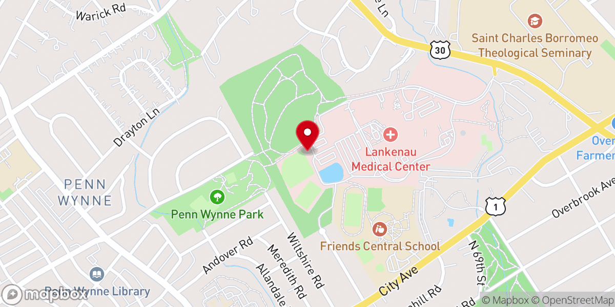 Map showing location of Living Water Baptist Church