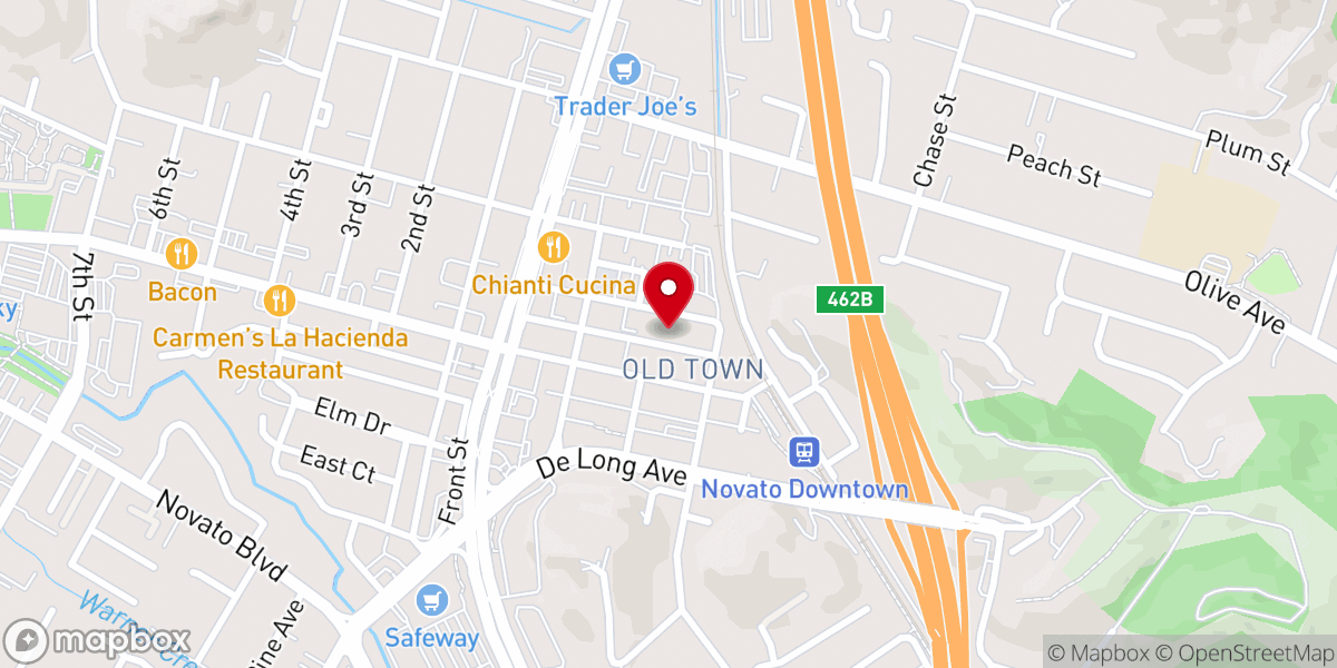 Map showing location of The Community Church