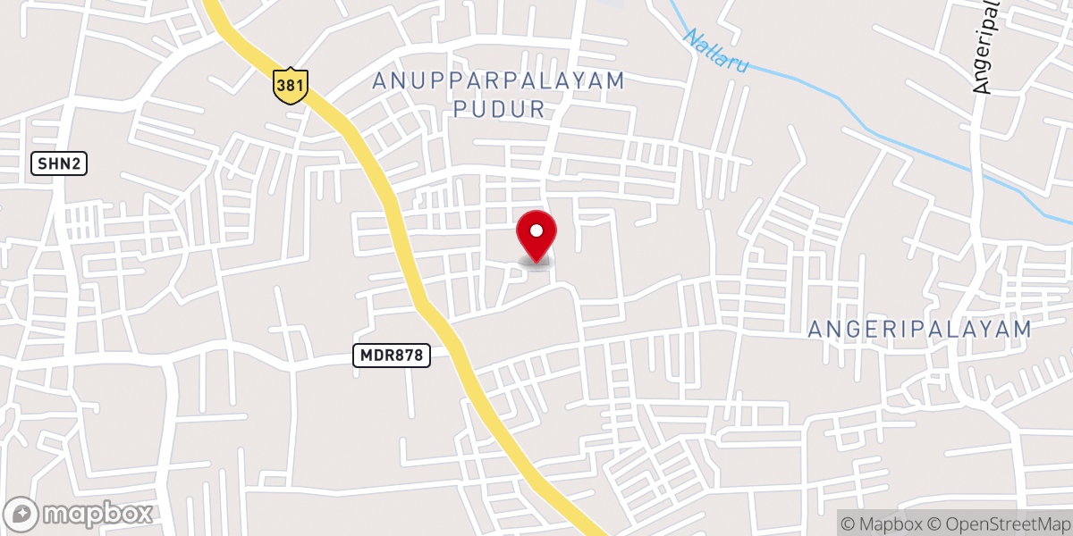 Map showing location of Living way A.G Church