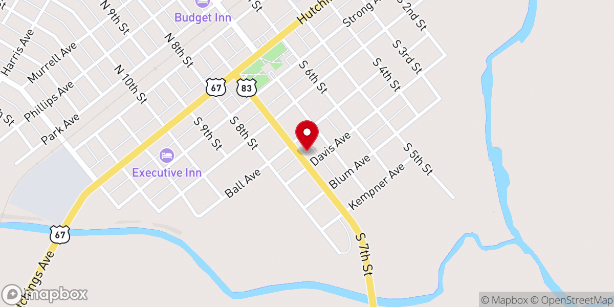 Map showing location of Jesus Christ Church