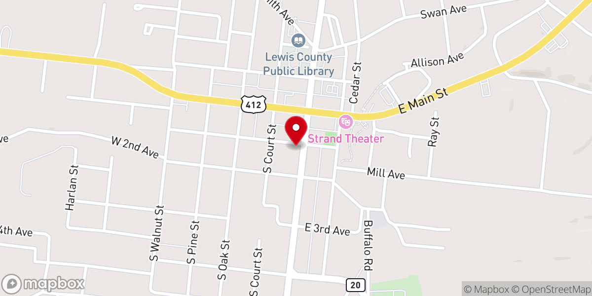 Map showing location of Here Am I Missions