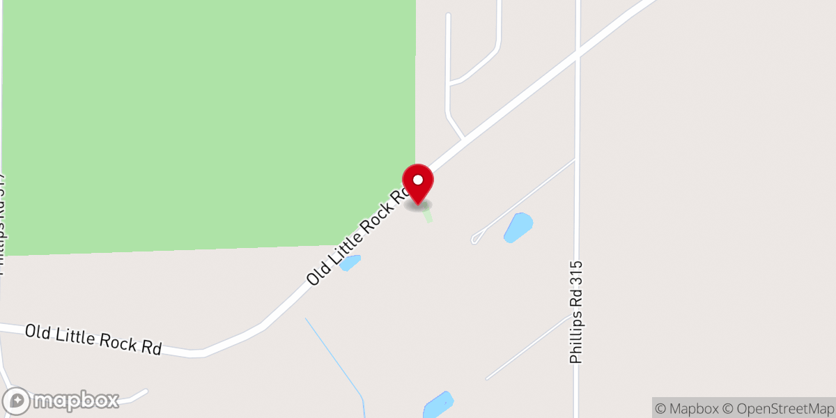 Map showing location of St. Paul Missionary Baptist Church