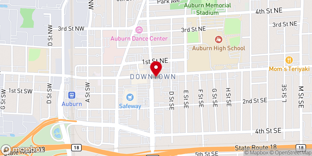 Map showing location of Acres of Diamonds Fellowship