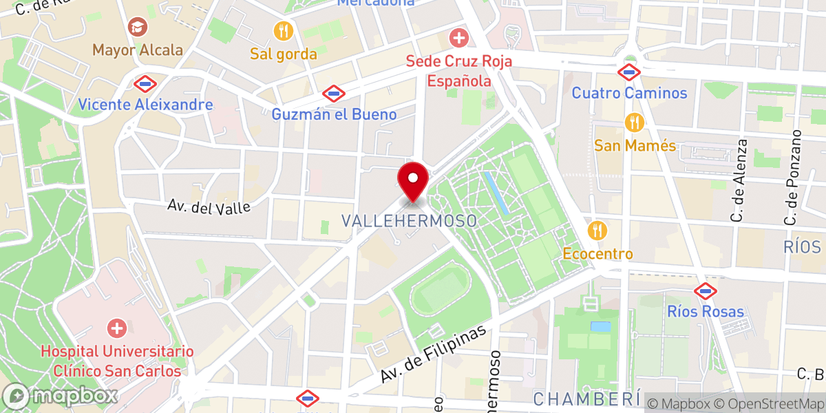 Map showing location of Comunidad Del Tercer Monasterio De La Visitación De Santa María