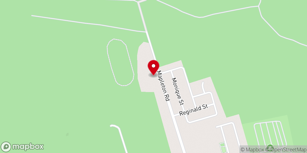 Map showing location of Faith Assembly Church