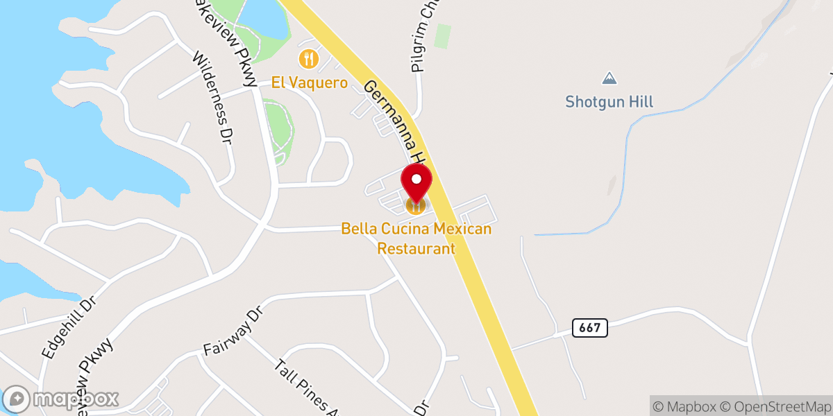 Map showing location of Higher Praise Ministries