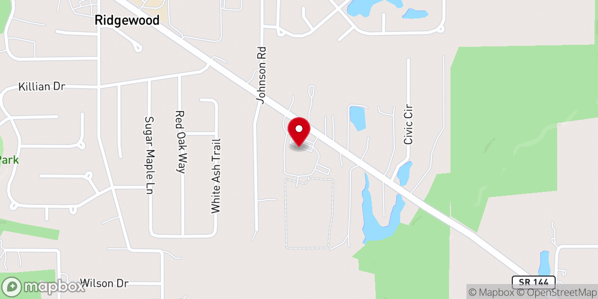 Map showing location of Mooresville Christian Academy