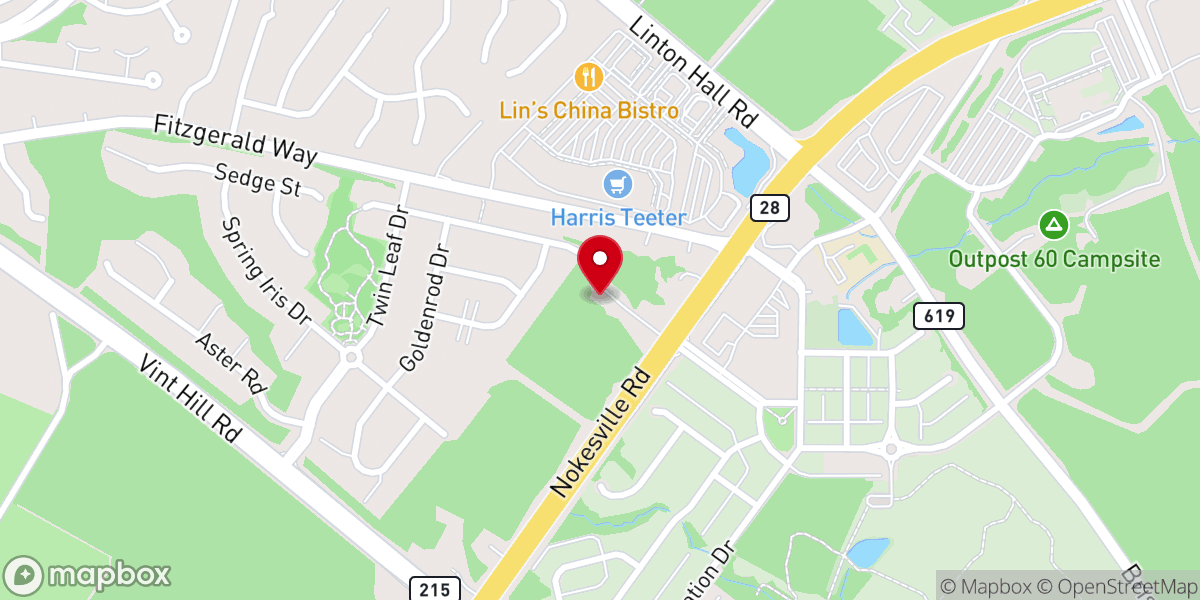 Map showing location of Iglesia Pentecostes Mision Cristiana Emanuel Manassas