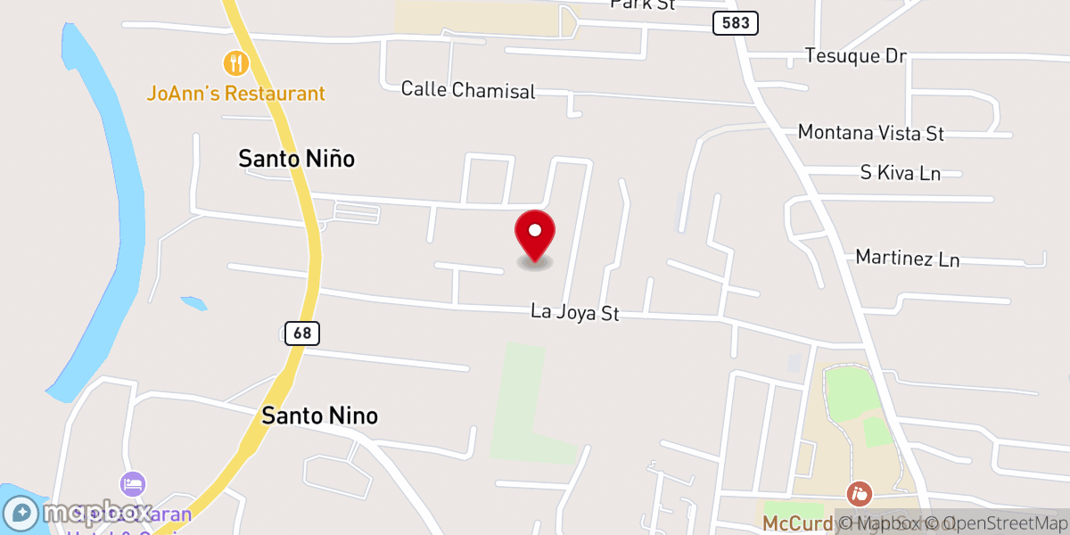 Map showing location of Word Baptist Church