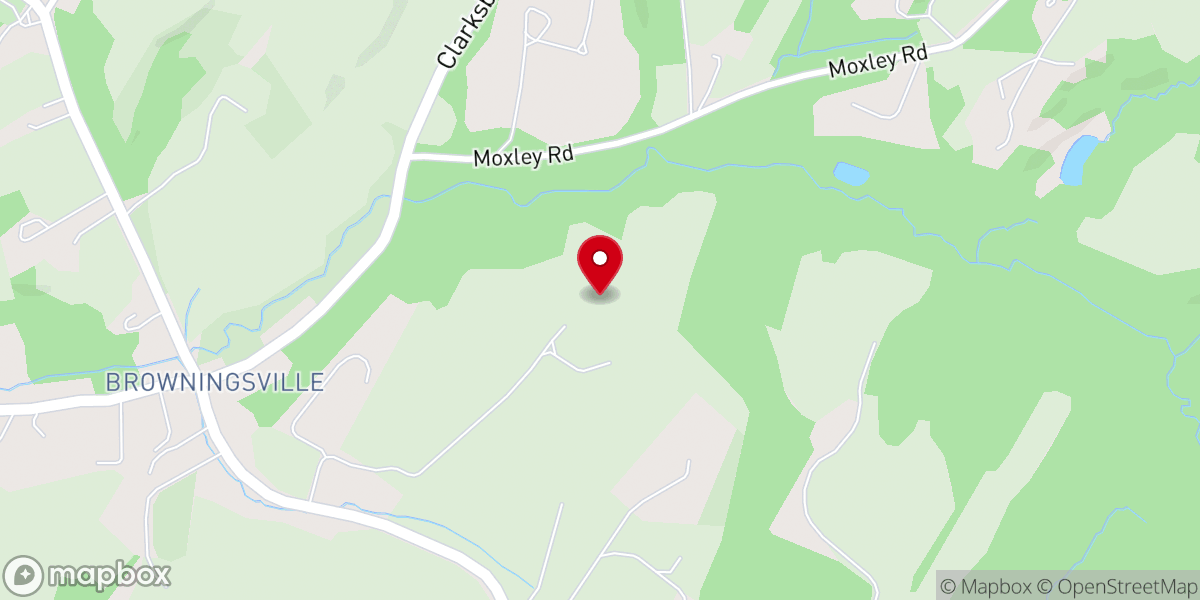 Map showing location of mezza luna farm