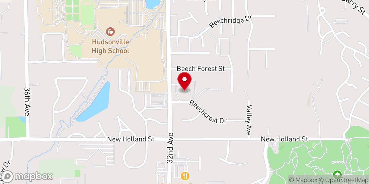 Map showing location of Church of Christian Liberty