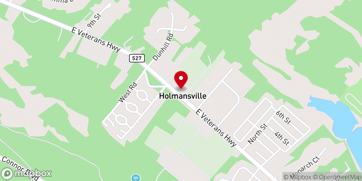 Map showing location of Faith Bible Church