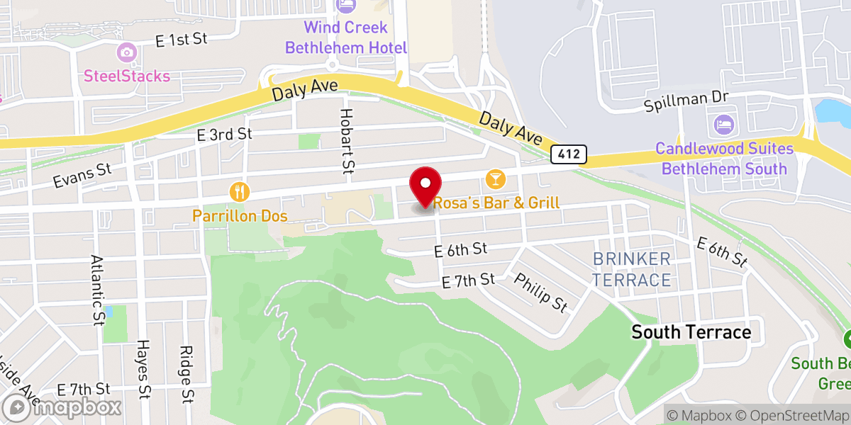 Map showing location of Gathering Place International Ministries