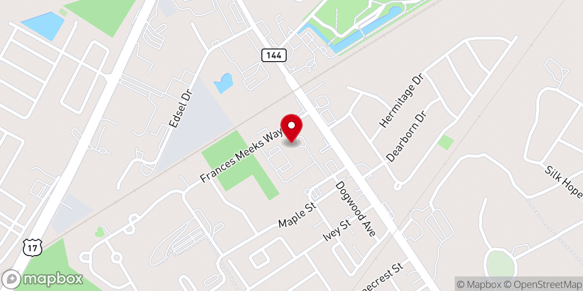 Map showing location of St Anne Catholic Church