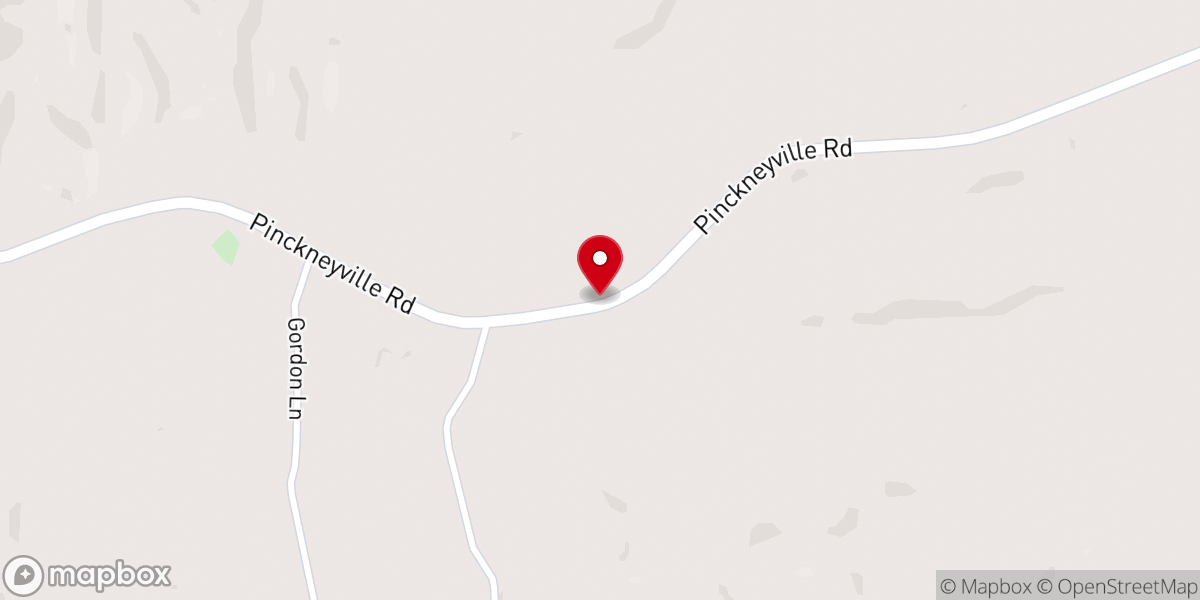 Map showing location of New Greater St. Matthew Baptist Church