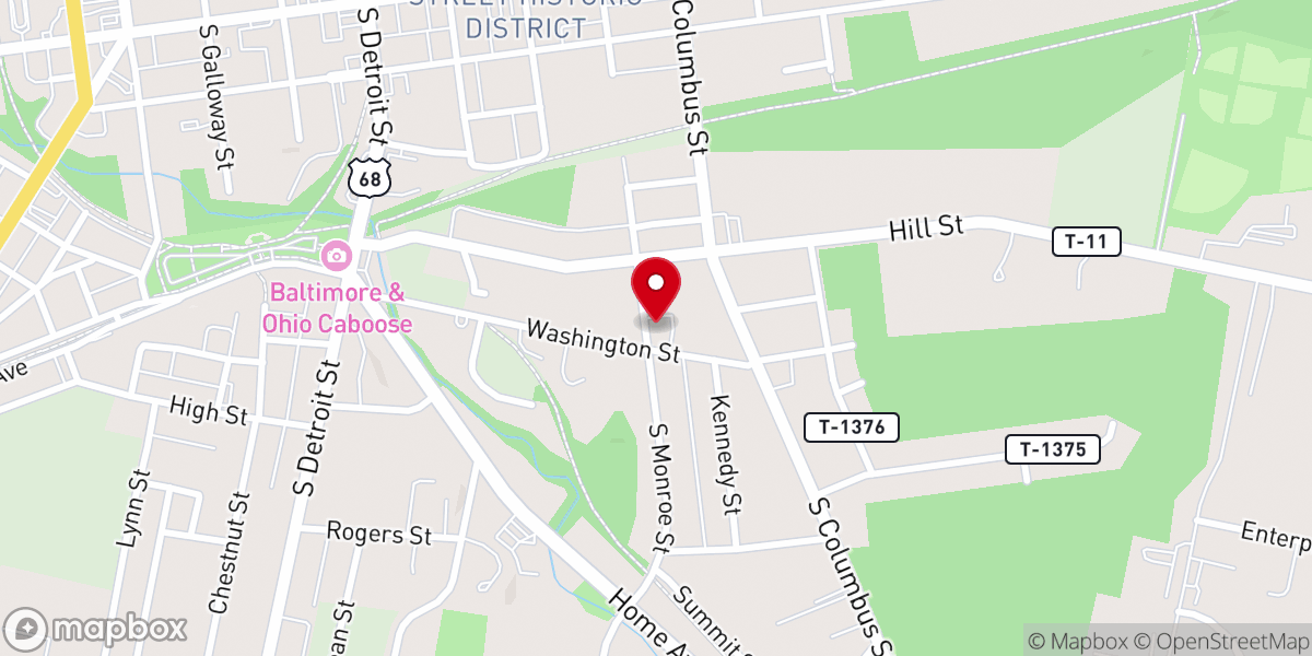 Map showing location of Declare the Works Ministries Church