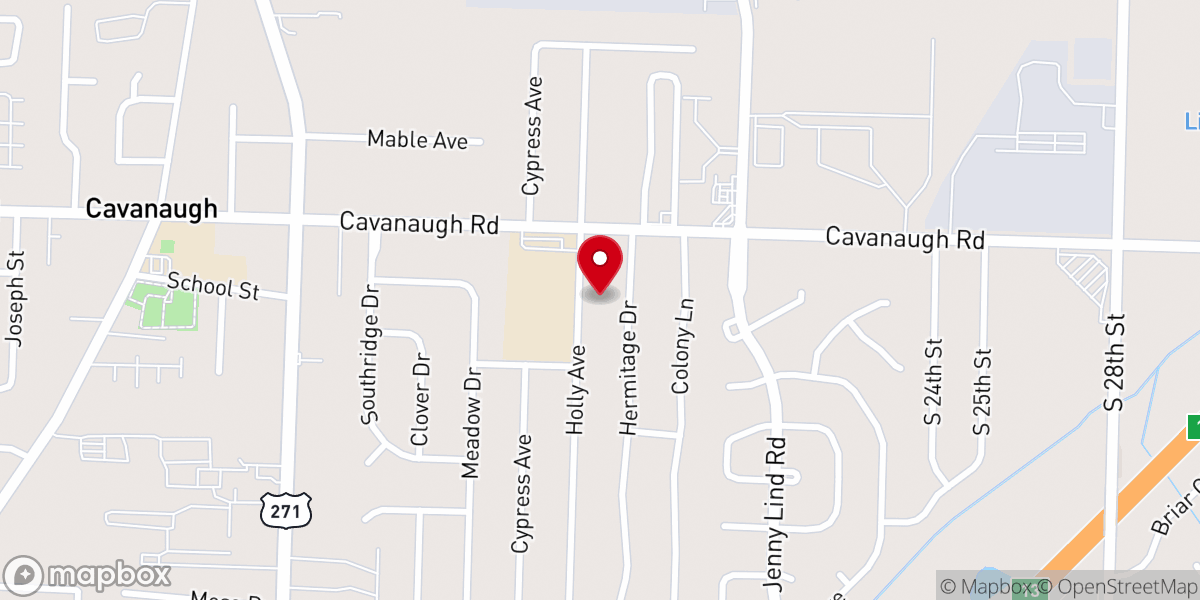 Map showing location of Living Word True Gospel Church