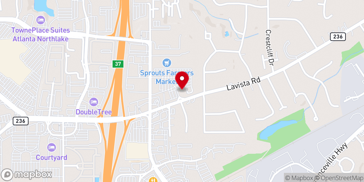Map showing location of Vision on a Vision Inc