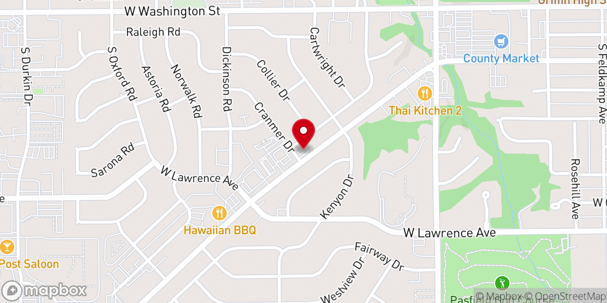 Map showing location of Knox Knolls Free Methodist Church