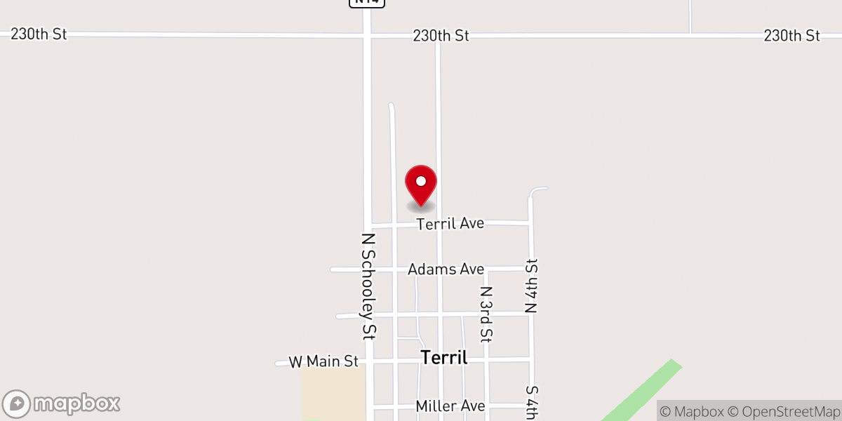 Map showing location of Immanuel Lutheran Church