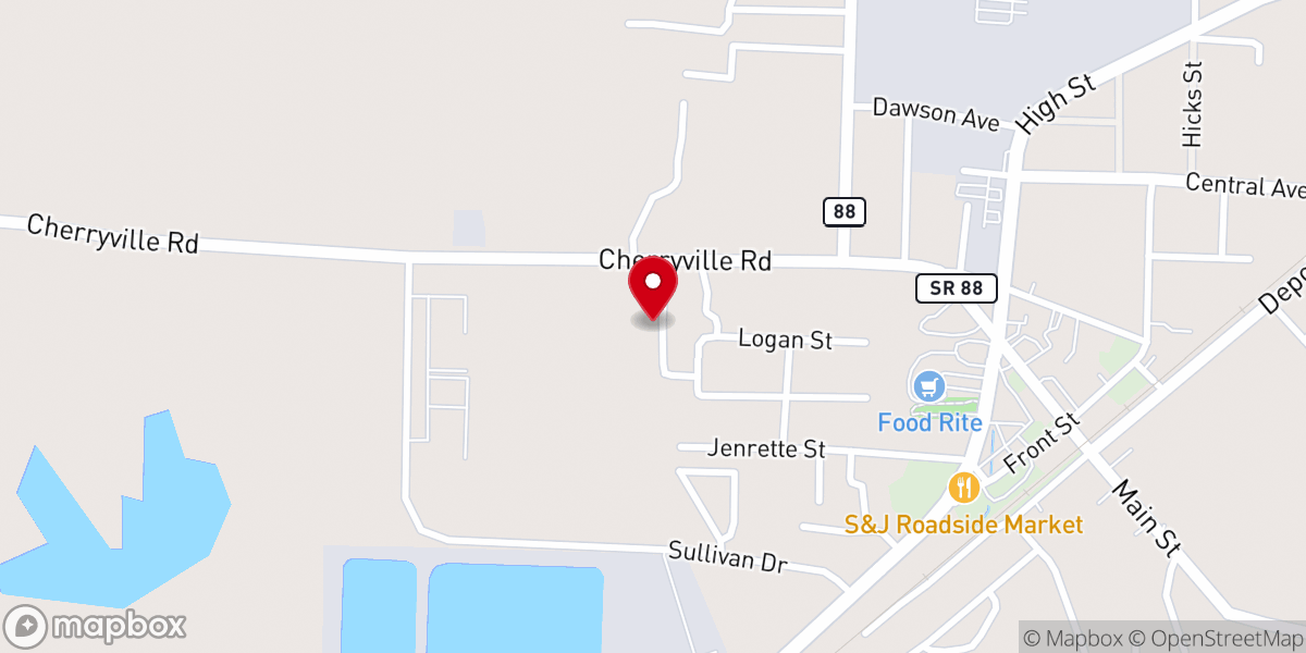 Map showing location of St Luke Church of God in Christ