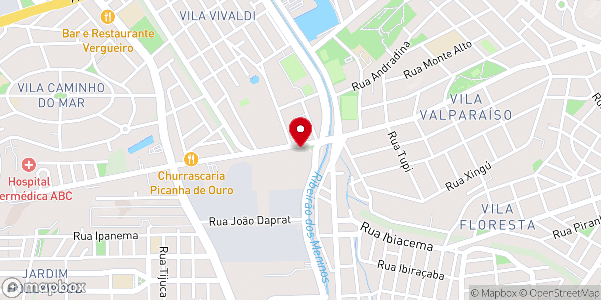 Map showing location of Comunidade da Graça SBC