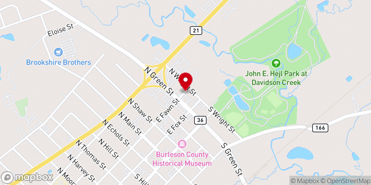 Map showing location of Macedonia Baptist Church