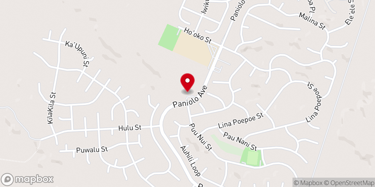 Map showing location of Waikōloa Baptist Church and Keikiland Preschool