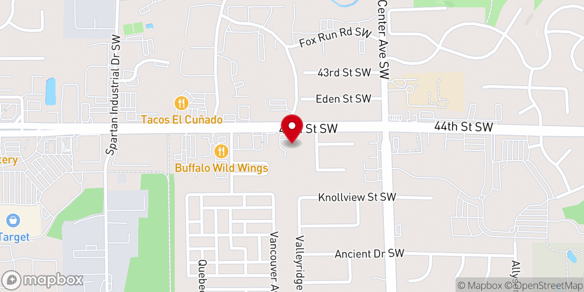 Map showing location of Wyoming Seventh-day Adventist Church