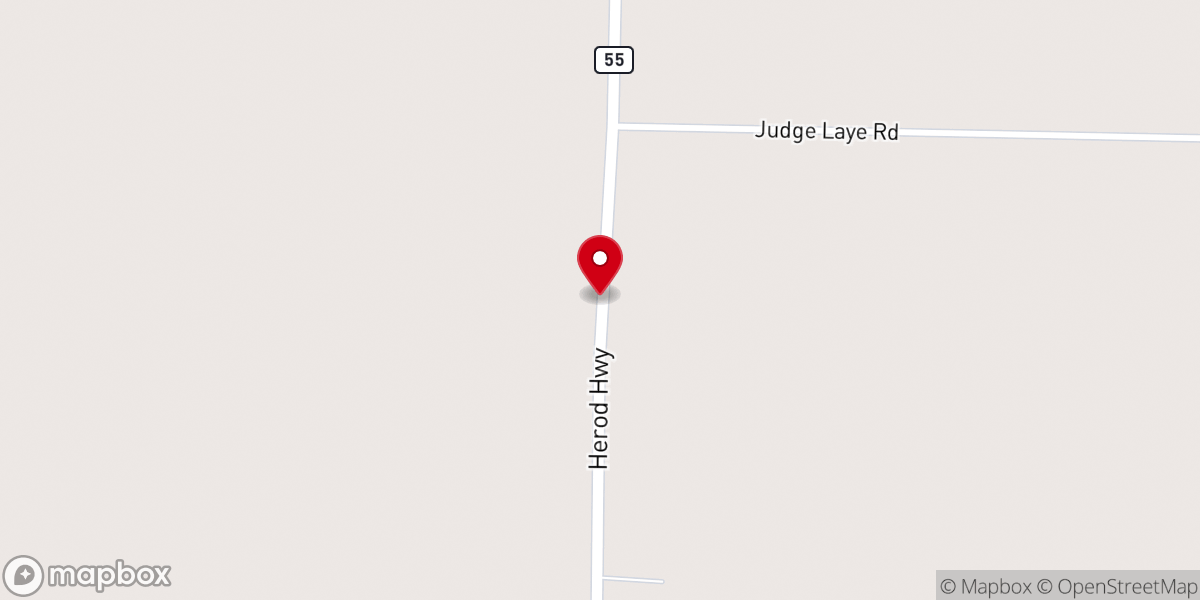 Map showing location of Zion Hill Baptist Church