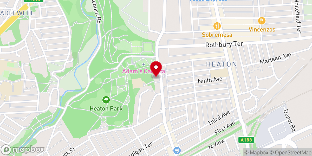 Map showing location of Saint Teresa of the Infant Jesus Catholic Church