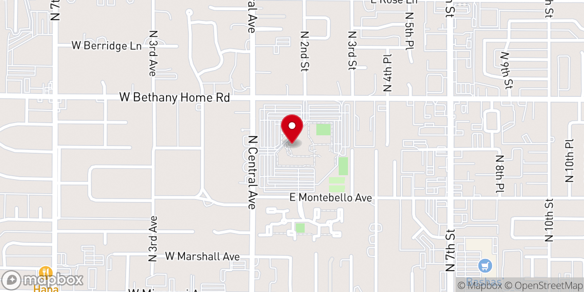 Map showing location of Holy Spirit Gospel Churches