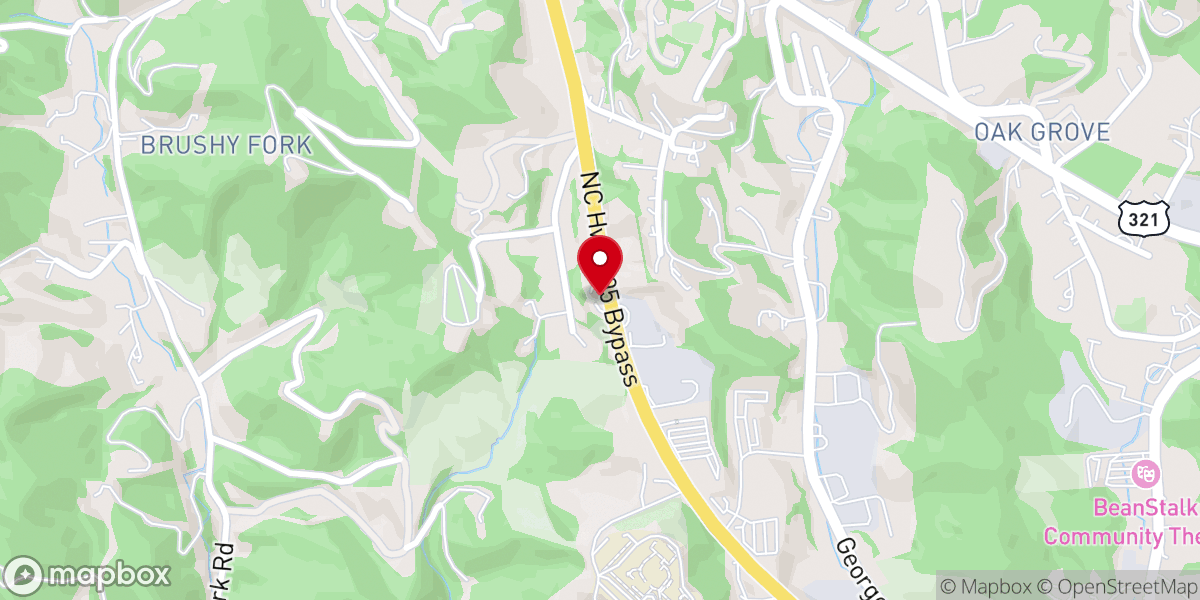 Map showing location of West View Baptist Church