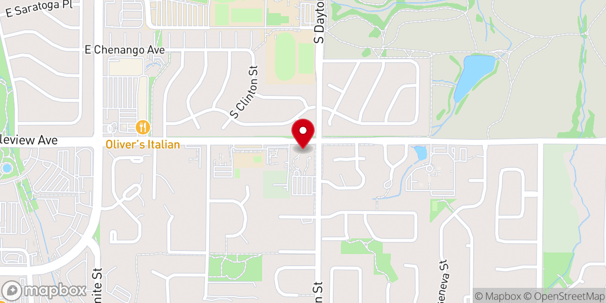 Map showing location of Hope United Methodist Church