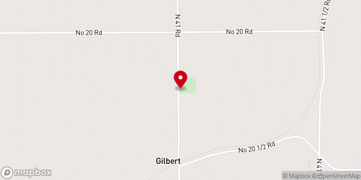 Map showing location of Trinity Lutheran Church
