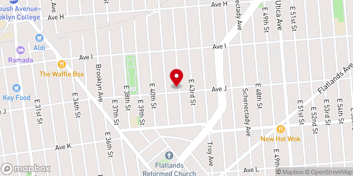 Map showing location of Christian Heritage Church