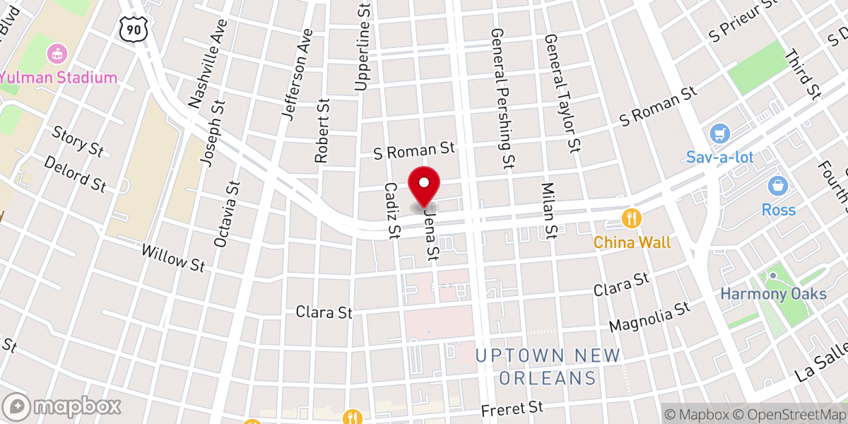 Map showing location of Free Church of the Annunciation