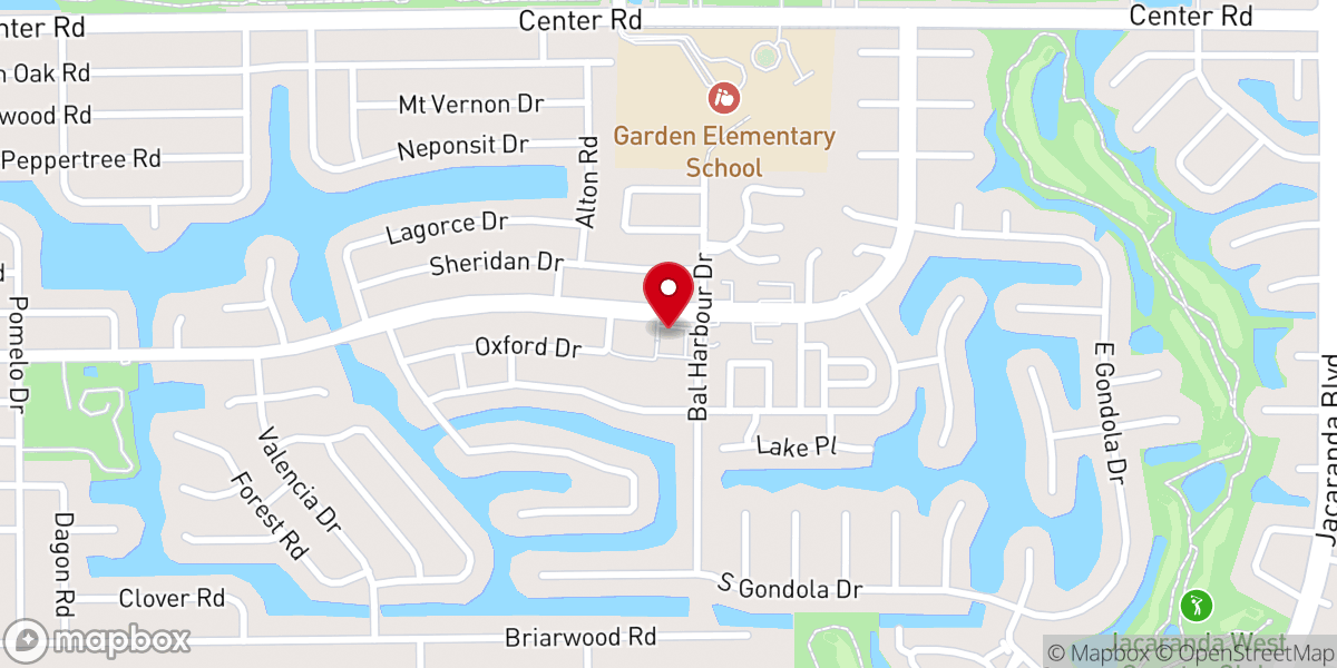 Map showing location of Venice United Church of Christ