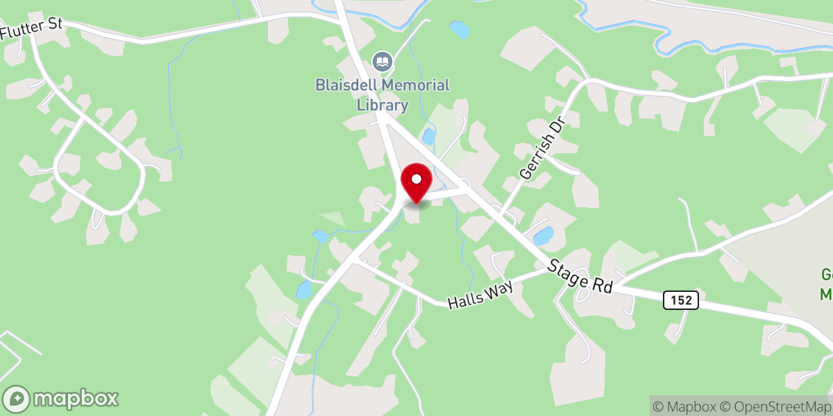 Map showing location of Nottingham Community Church