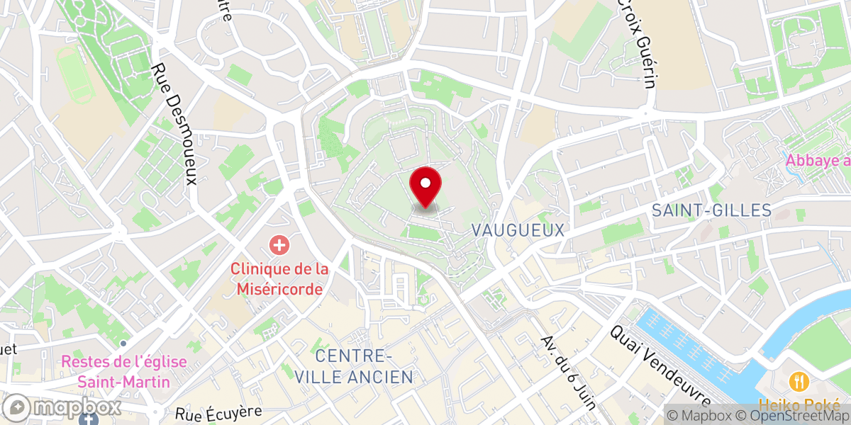 Map showing location of Église Saint-Georges