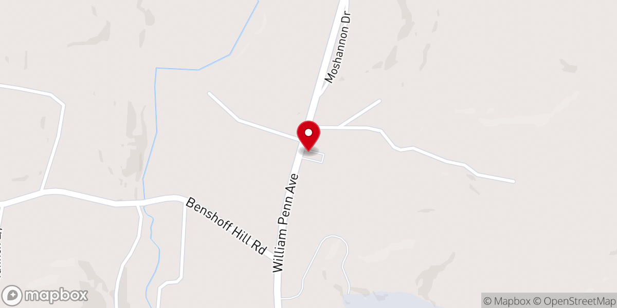 Map showing location of Singer Hill Grace Brethren Church