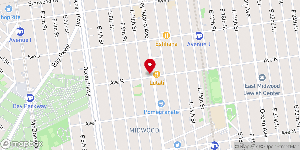 Map showing location of Kollel Shabbos Kodesh